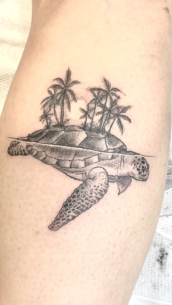 tattoo island turtle